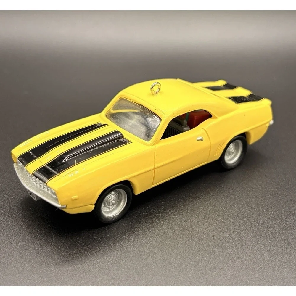 Hallmark Keepsake Ornament Christmas1995 Yellow 1969 Chevy Camaro Z28